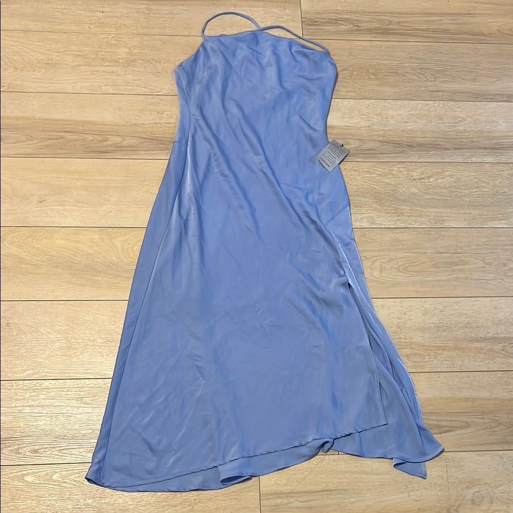 ASTR the Label Elegant Blue Halter Dress NWT Size Medium – Nordstrom